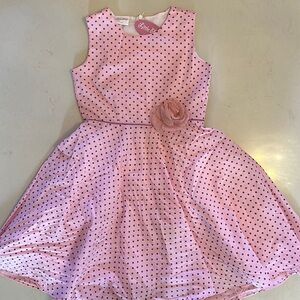 Polka dot pink dress size 6